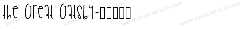 The Great Gatsby字体转换